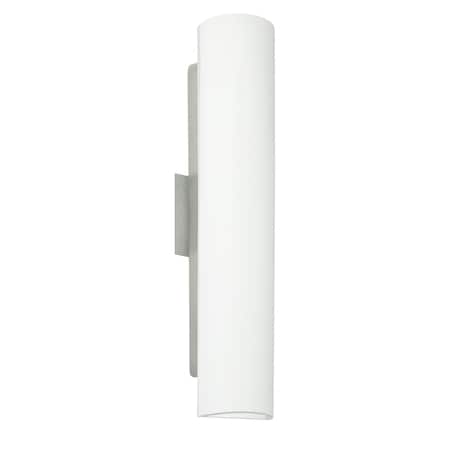 Besa Lighting Darci 21 Wall Sconce, Opal Matte, Satin Nickel Finish, 3x60W A15 Incandescent 272607-SN